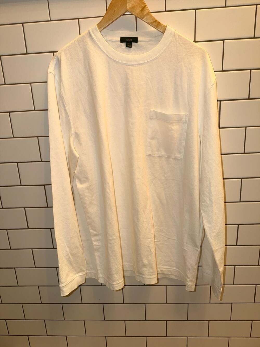 J.Crew Men's Long Sleeve Pocket T-Shirt